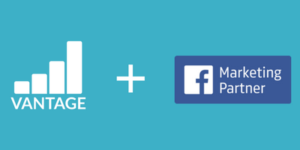 vantage logo and facebook marketing partners logo