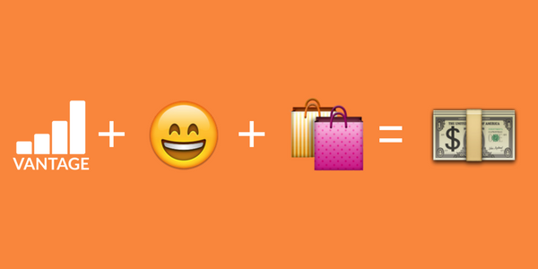 iOS emojis of smiling face, shopping bags and cash
