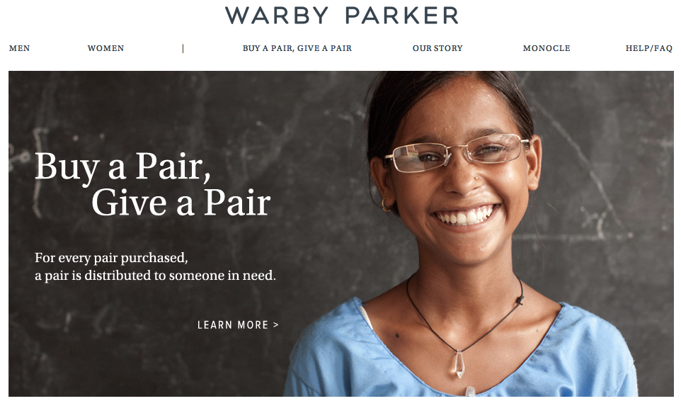 warby parker social consciousness